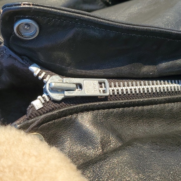 Schott NYC Sportswear Leather Bomber Jacket Size 42 - Picture 10 of 16